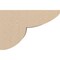 Ekena Millwork 3"W x 9"D x 6"H Classic Crestline Rough Cedar Woodgrain TimberThane Corbel, Primed Tan CORUR03X09X06CRERCPR - alternate 4